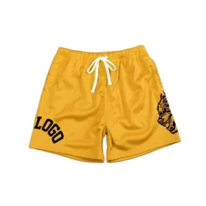 Custom training shorts sample for gym and activewear brands