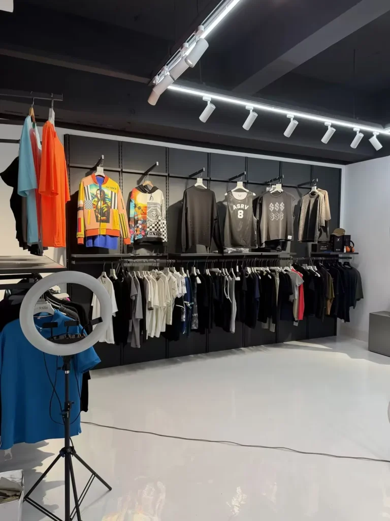 DETOSUN apparel sample room for custom garment development