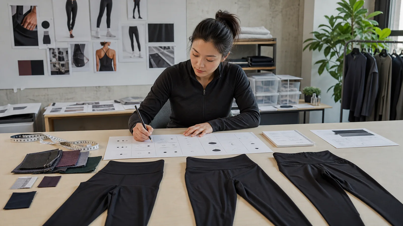 Founder scoring custom legging manufacturers by technical fit, evidence, risk and next action