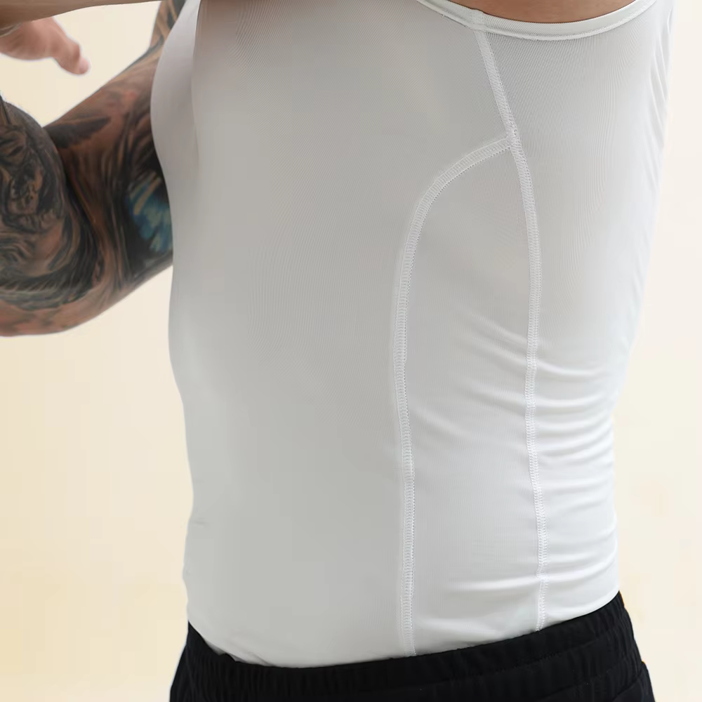 Custom Mens logo Men Gym tank Top Muscle Sleeveless Running Stringer Fitness Sports Workout Vest for Men