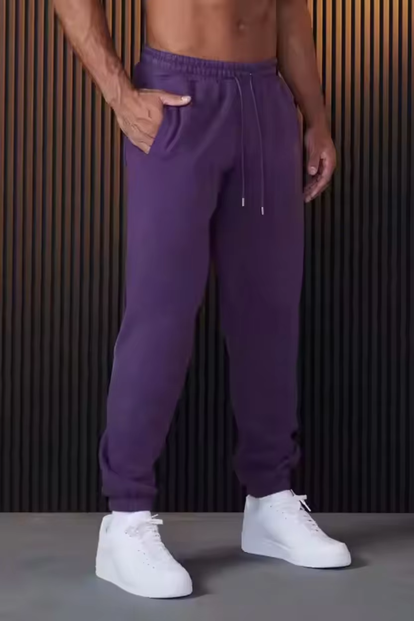 Custom Men's Gym Sports Joggers High Quality Heavyweight Cotton Running Sports Sweatpants Casual Men's Fabric