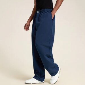 OEM Wholesale Men's Casual Streetwear Gym Joggers Pants Plus Size Polyester Men's Joggers Wide Leg Men's Pants