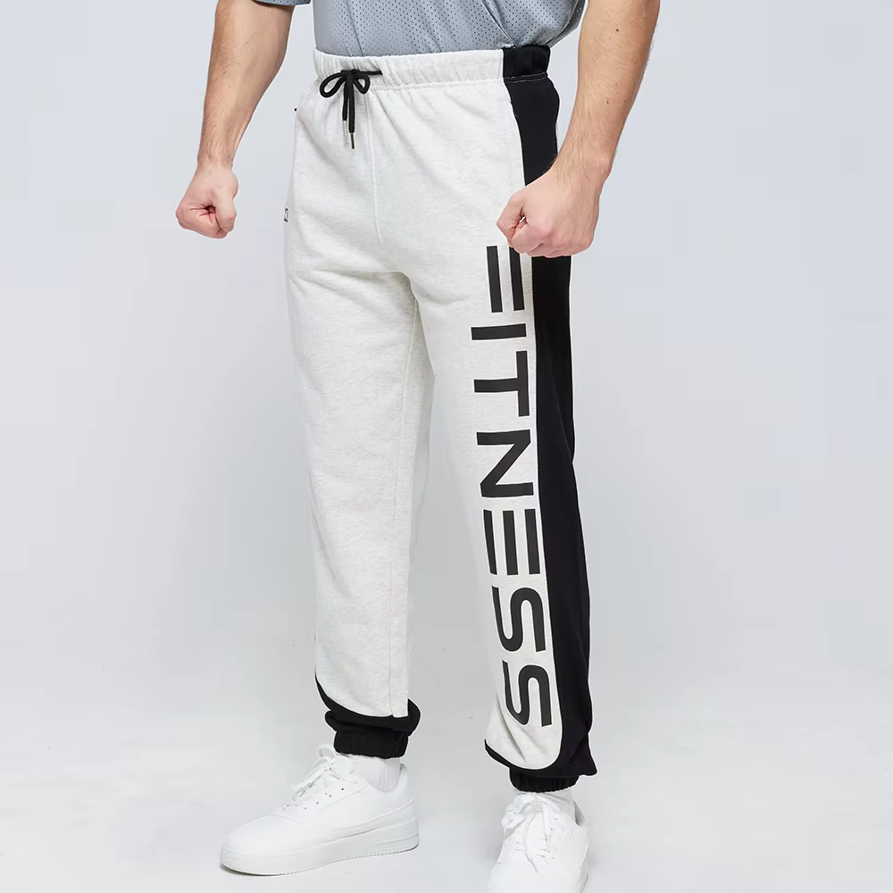 Custom Men's Winter Slim Fit Joggers Pants 400gsm 100%cotton French Terry Jogger Sweatpants Screen DTF Embroidery logo for Men