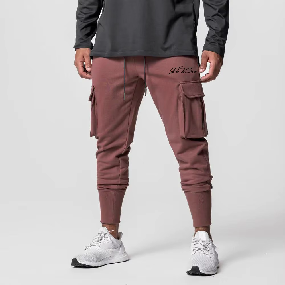 High Quality Custom Joggers Men Pants Blank Gym Fitness Training Running Breathable Long Pocket Pants for Men