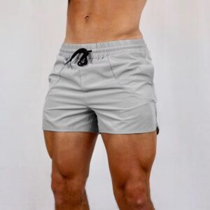 Direct From Manufacturer Quick Drying Breathable Elastic Fitness Shorts for Men Cotton Three-Quarter Pants Washed Decoration