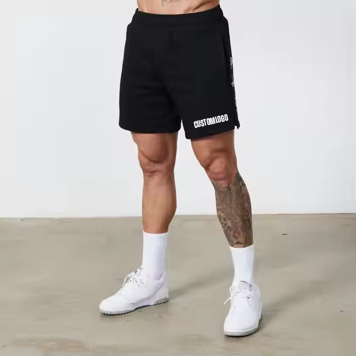 Hot-selling Men's Custom logo Shorts Gym Basketball Fitness Running Biker Cotton Workout Swimming Soccer Sports Summer Shorts