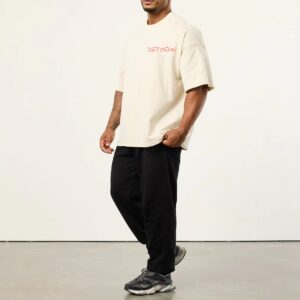 Men's Custom Blank Cotton Dtg Printing t Shirts Summer Running  Oversize Plain Short Sleeve Polyester Streetwear  Shirts