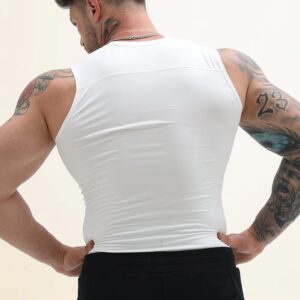 Custom Mens logo Men Gym tank Top  Muscle Sleeveless Running Stringer Fitness Sports Workout Vest for Men