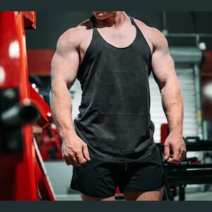 Wholesale Custom Men's Sport Vest Gym Fitness Workout Muscle Fashion Plus Size Cotton Tank Tops and Stringers
