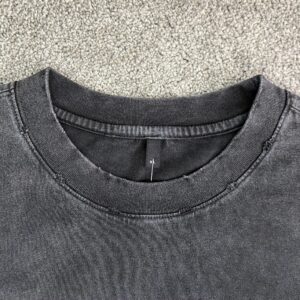 Heavyweight Bulk t Shirts for Men High Quality  Acid Wash t Shirt Designer Streetwear Gym 100% Cotton Oversized Men's T-shirts