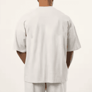 Blank Men's High Quality Cotton Oversized Plain T-shirts 220gsm Gym Running Sports Plus Size Shirts for Men Support Custom