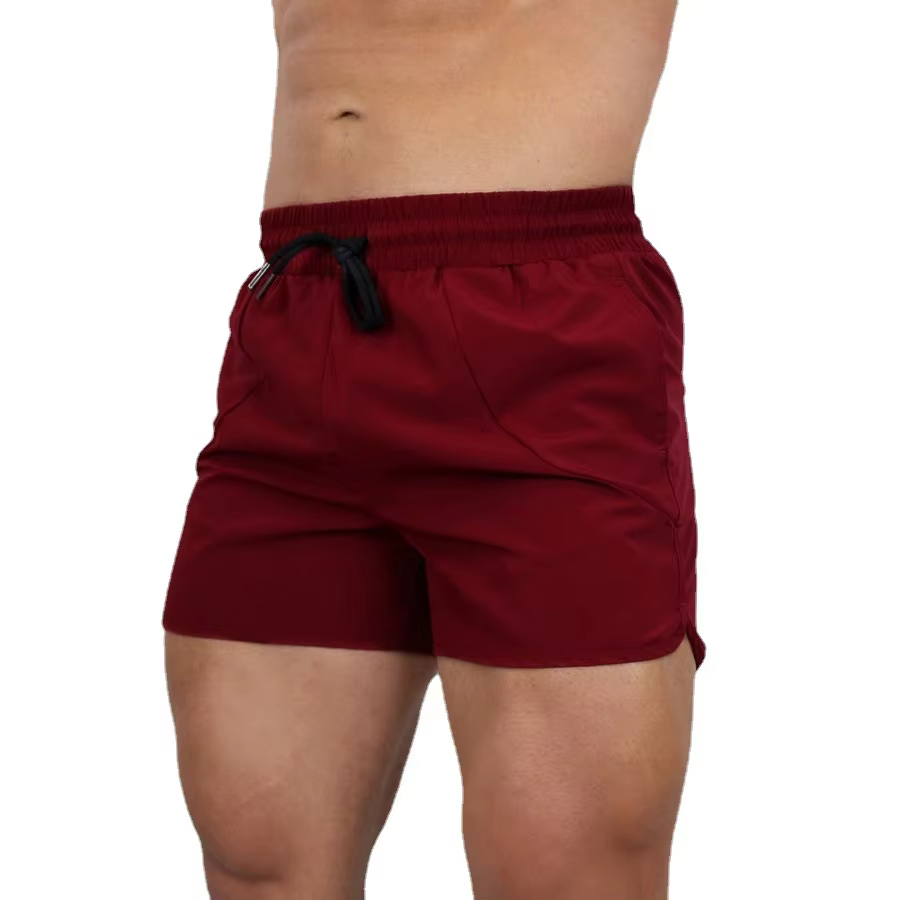 Direct From Manufacturer Quick Drying Breathable Elastic Fitness Shorts for Men Cotton Three-Quarter Pants Washed Decoration