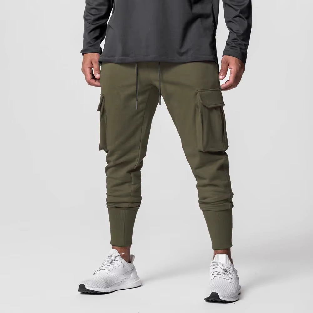 High Quality Custom Joggers Men Pants Blank Gym Fitness Training Running Breathable Long Pocket Pants for Men
