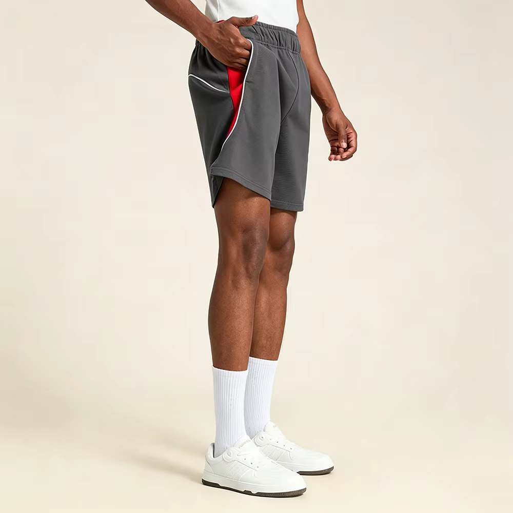 Wholesale Men's Heavyweight 340gsm Cotton Shorts Gym Casual Outdoor Men's Shorts Athletic Custom Print Men's Oversize Shorts