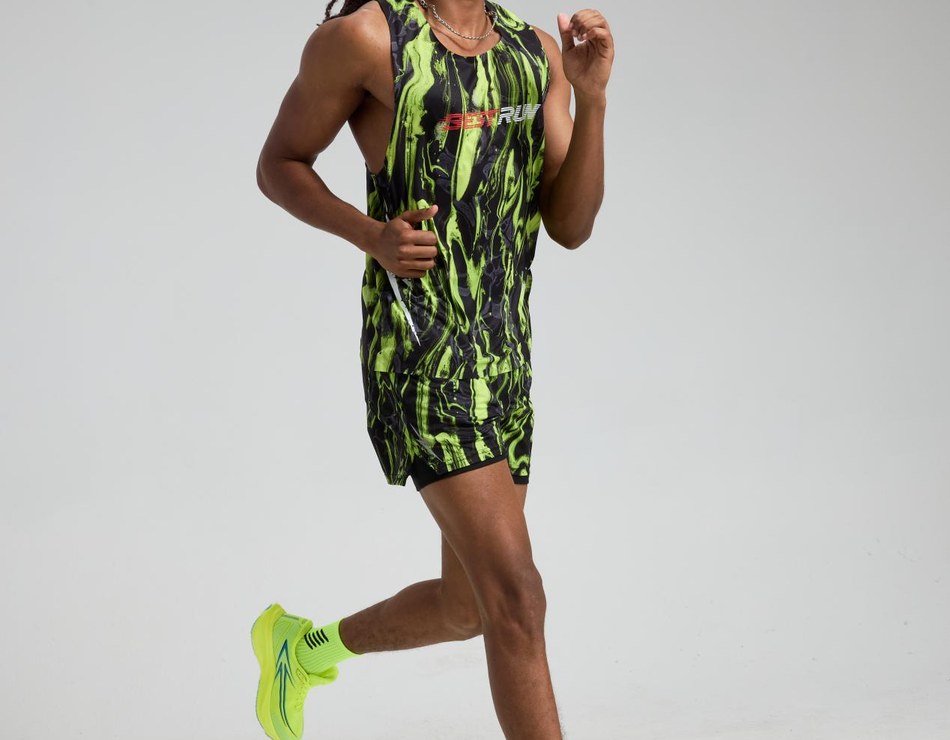 Custom running apparel reference for activewear product section