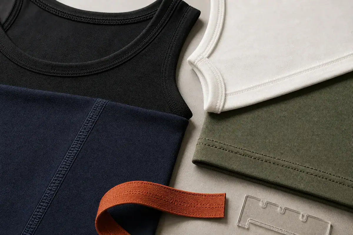 High-quality custom apparel fabrics and design options for activewear.
