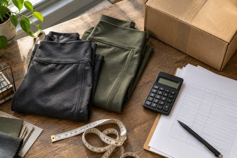 Fabrics, calculator, and design tools for custom clothing production.